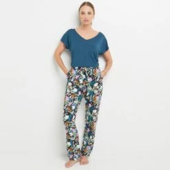 PANTALON MULTICO BLEU