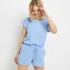 SHORT COTON BLEU CLAIR -sous-vêtement boutique 20065700 F