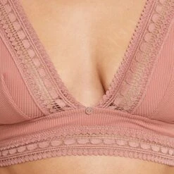 SOUTIEN-GORGE SANS ARMATURES ROSE -sous-vêtement boutique 20067300 Z