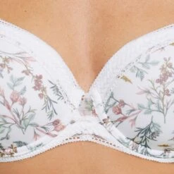 SOUTIEN-GORGE AMPLI EMBOITANT MULTICO BLANC -sous-vêtement boutique 20068500 Z