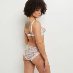 CULOTTE IMPRIME MULTICO BLANC -sous-vêtement boutique 20068800 Z