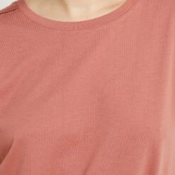 TEE SHIRT MANCHES COURTES COTON ROSE -sous-vêtement boutique 20070500 Z