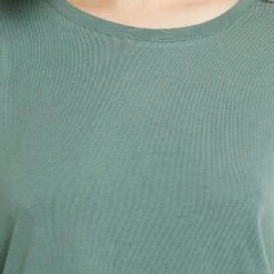 TEE SHIRT MANCHES COURTES COTON KAKI -sous-vêtement boutique 20070501 Z