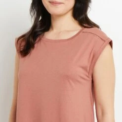 NUISETTE MANCHES COURTES COTONi ROSE 8 NUISETTE MANCHES COURTES COTONi ROSE -sous-vêtement boutique 20071200 Z