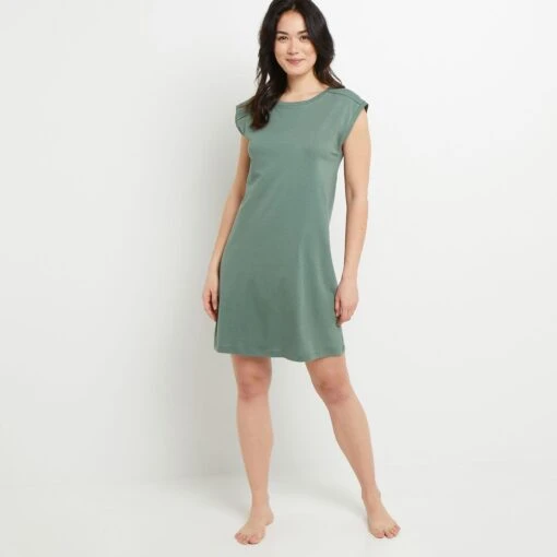 NUISETTE MANCHES COURTES COTONi KAKI 7 NUISETTE MANCHES COURTES COTONi KAKI -sous-vêtement boutique 20071201 F