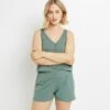 SHORT COTON KAKI -sous-vêtement boutique 20071501 F