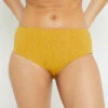MAILLOT DE BAIN CULOTTE HAUTE JAUNE 2 MAILLOT DE BAIN CULOTTE HAUTE JAUNE -sous-vêtement boutique 20072300 F