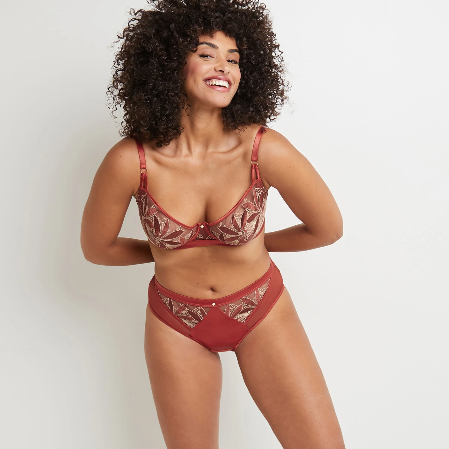 SHORTY TULLE BRODE MULTICO ORANGE 5 SHORTY TULLE BRODE MULTICO ORANGE – Image 3