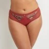 SHORTY TULLE BRODE MULTICO ORANGE 1 SHORTY TULLE BRODE MULTICO ORANGE -sous-vêtement boutique 20076600 F