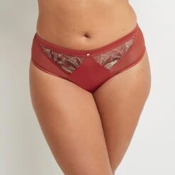 SHORTY TULLE BRODE MULTICO ORANGE