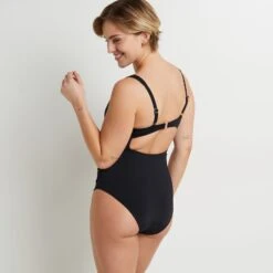 MAILLOT DE BAIN 1 PIECE EMBOITANT NOIR 9 MAILLOT DE BAIN 1 PIECE EMBOITANT NOIR -sous-vêtement boutique 42585700 D