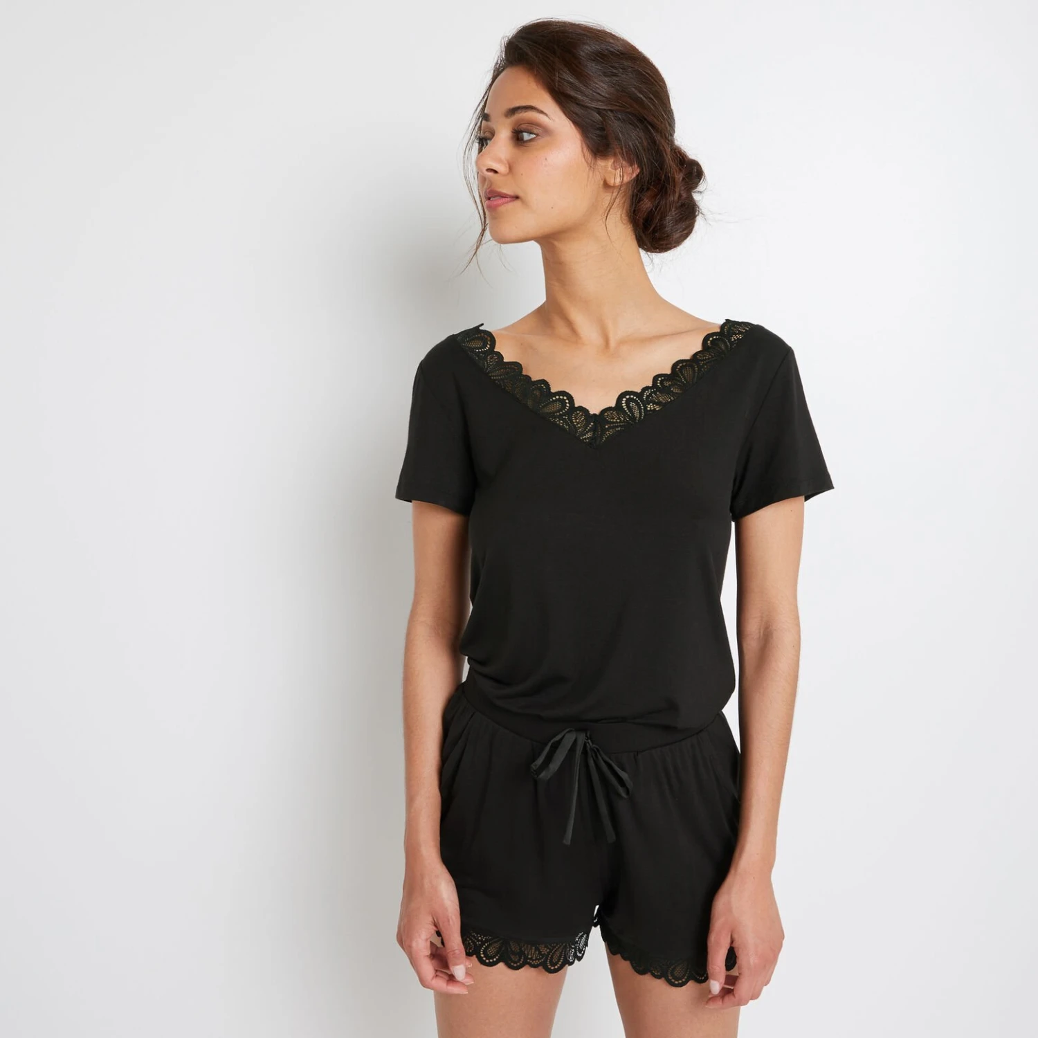SHORT VISCOSE NOIR 3 SHORT VISCOSE NOIR