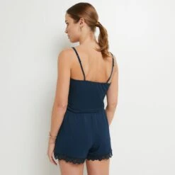 SHORT VISCOSE MARINE 7 SHORT VISCOSE MARINE -sous-vêtement boutique 43187004 D