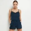 SHORT VISCOSE MARINE -sous-vêtement boutique 43187004 F