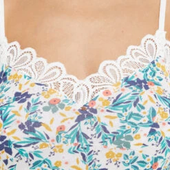 NUISETTE VISCOSE BLANC/VERT -sous-vêtement boutique 43187203 Z