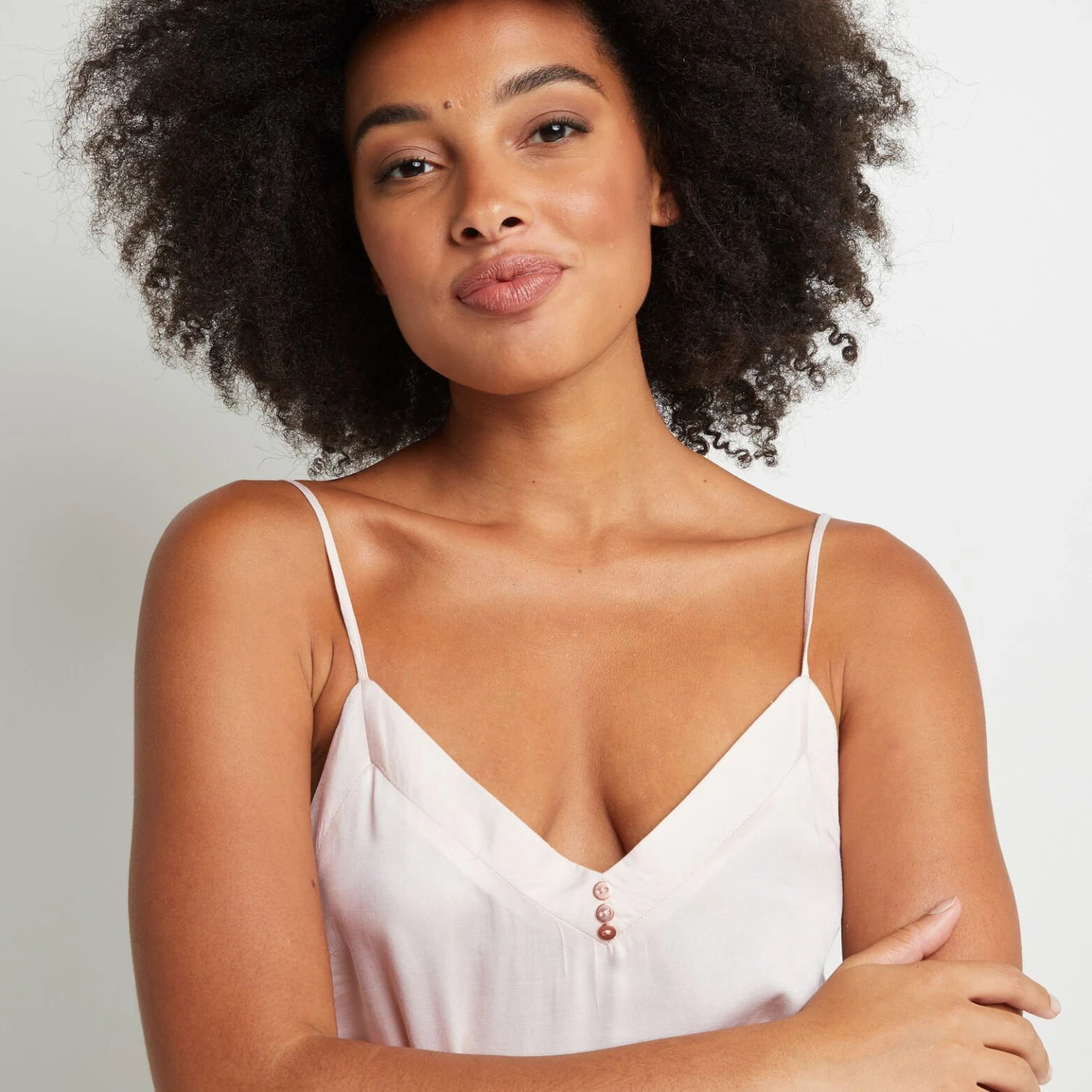 TOP BRETELLES VISCOSE IVOIRE 4 TOP BRETELLES VISCOSE IVOIRE – Image 2