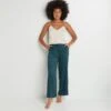 PANTALON PALAZZO VISCOSE VERT -sous-vêtement boutique 43193600 F