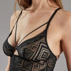 NUISETTE DENTELLE NOIR -sous-vêtement boutique 43194700 Z