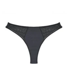 Tanga Microfibre Et Tulle NOIR 9 Tanga Microfibre Et Tulle NOIR -sous-vêtement boutique 77001900 D