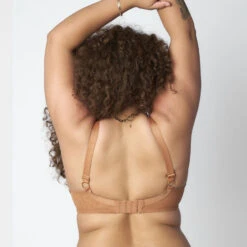 SOUTIEN-GORGE SANS COQUES ARMATURES CARAMEL -sous-vêtement boutique 77011400 D