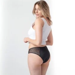 Culotte Menstruelle Flux Moyen NOIR 8 Culotte Menstruelle Flux Moyen NOIR -sous-vêtement boutique 77012600 Z