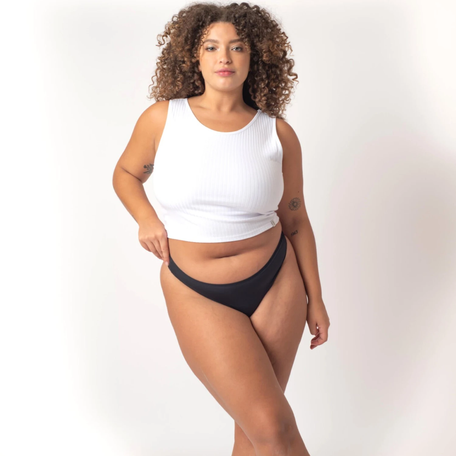 Tanga Menstruel Flux Léger NOIR 4 Tanga Menstruel Flux Léger NOIR – Image 2