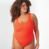 EGO MAILLOT 1P MAILLE GAUFREE ORANGE -sous-vêtement boutique 77015100 F