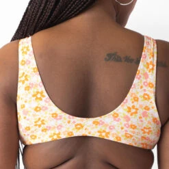 BRASSIERE CÔTE IMPRIMEE MULTICOLORE -sous-vêtement boutique 77015400 Z